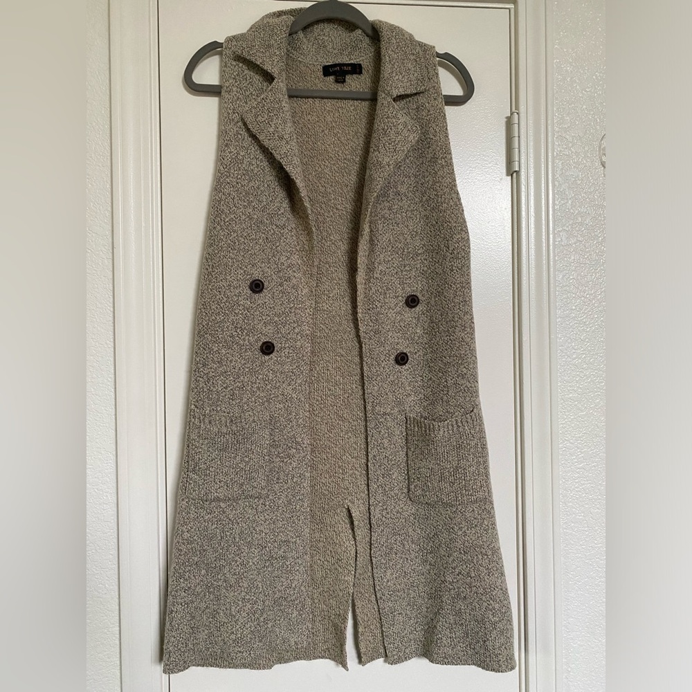 Long sweater vest